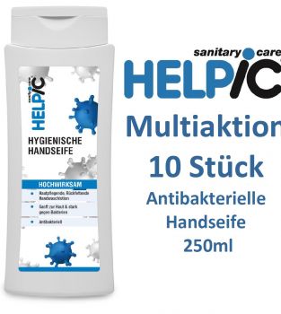 Hygienische Handseife von HELPIC sanitary care - 10 Stück Aktion
